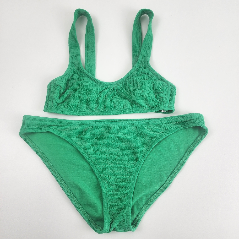Xhilaration Green Bikini, Size XS, Size L, Y2K, Bold, Bohemian, Beach, swimsuit